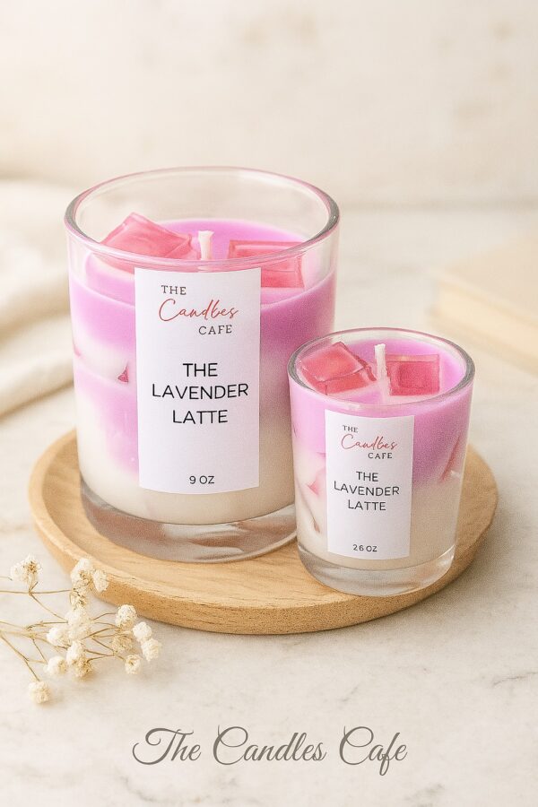 Lavender Latte Candle