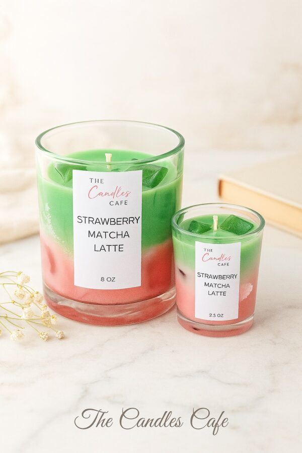 Strawberry Matcha Latte Candle