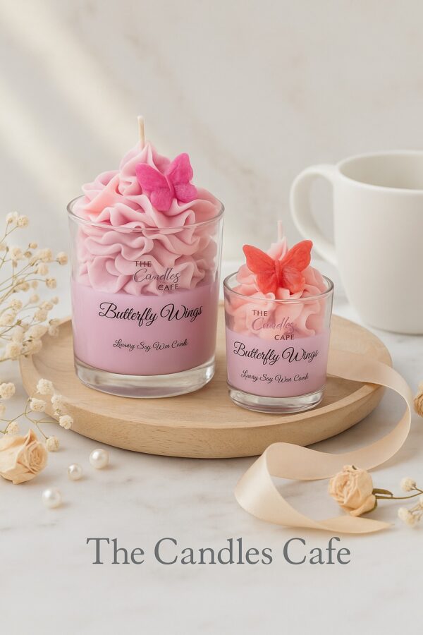 Butterfly Wings – Dreamy Swirl Candle