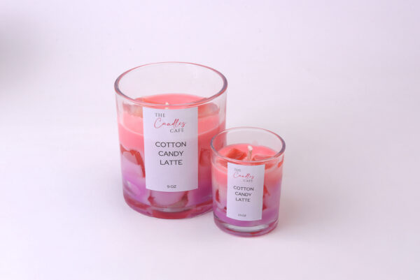 Cotton Candy Latte Candle